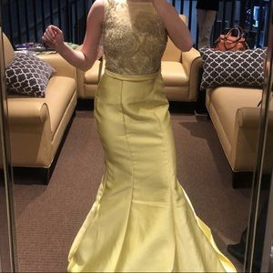 Madison James Yellow Gown